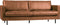 BePureHome Rodeo Bank 2-Zits - Recycle Leer - Cognac - 83x230x88