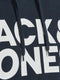 JACK&JONES PLUS JJECORP LOGO SWEAT HOOD NOOS - Heren Hoodie - Geborstelde stof - Maat EU3XL US1XL
