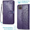 iMoshion Hoesje Geschikt voor Huawei Y5p Hoesje Met Pasjeshouder - iMoshion Mandala Bookcase - Paars