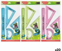 Set meetlatten Maped Twist'n Flex Maxi 4 Onderdelen 20 Stuks