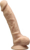 Silexd – Zeer Realistische Zuignap Dildo met Zachte Mantel en Harde Kern voor Levensechte Ervaring – 18.8 cm – beigeig