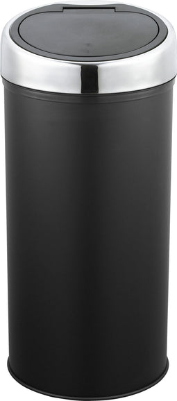 Push Prullenbak - Afvalemmer 30L - Mat Zwart