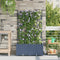 vidaXL - Tuinbakken - met - Waterirrigatiesysteem - 2 - stuks - Grijs