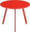Mica Decorations Bijzettafel voor Buiten - H30 x Ø38 cm - Metaal - Rood