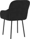vidaXL - Eetkamerstoelen - 2 - st - fluweel - zwart