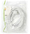 Nedis CEGP10000WT100 - Stroomverlengkabel 10 A - Geaarde stekker - Wit