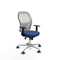 Piqueras y Crespo 1D086G0 - Bureaustoel - Verstelbare hoogte met armleuning - Marineblauw