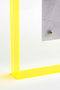 Mica Decorations Wanddecoratie - Vrouw op duikplank - L40 x B3 x H50 cm - Grijs