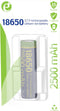 Gembird EG-BA-18650-10C/2500 - Li-Ion batterij 2500mAh - 3.7V 25A