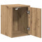vidaXL - Garage - wandkast - bewerkt - hout - ambachtelijk - eiken