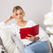 imoshion E-reader Hoesje - Geschikt voor Kobo Clara HD - Vegan Leather Bookcase - Rood