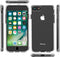 Hoesje Geschikt voor iPhone SE 2020 en iPhone SE 2022 Hoesje Cover Hybride Transparant Siliconen TPU Case + 2 x Screenprotector - Luxe Telefoonhoesje Wallet Case Pasjeshouder PU Leder