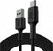 Green Cell KABGC19 - USB A naar USB-C Kabel - Snelladen 3.0 - Zwart (2m)
