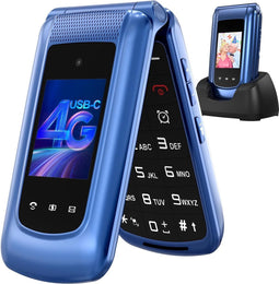 Uleway - T380D - Senioren Mobiele Telefoon - Grote Toetsen en Zonder Abonnement