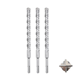 MOXPIFY XQ18S21 - 3-delige SDS Plus-boor 18 x 210 mm - 4 hardmetalen snijkanten