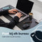 WURK Professionele Verwarmde Bureau Onderlegger - 30℃ tot 50℃ - Bureau Organizer - Muismat XXL - Zwart - 80x33 cm