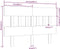 vidaXL - Hoofdbord - 153,5x3x81 - cm - massief - grenenhout