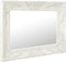 vidaXL - Wandspiegel - barok - stijl - 50x40 - cm - wit