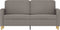 vidaXL - Tweezitsbank - 140 - cm - stof - taupe