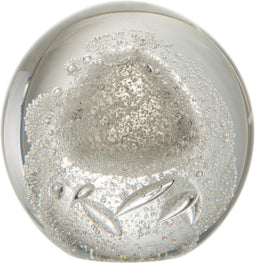 J-Line presse-papier Bubbel - glas - zilver - large