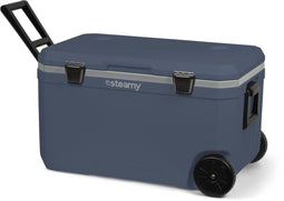 Steamy - SCR70WBE - Koelbox op wielen 70 liter - Blauw