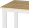 Bureau tafel - keukentafel - 110 cm breed - bruin wit