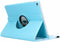 Tablet Hoes Geschikt voor iPad Air 2 (2014) - 360° Draaibare Bookcase - Lichtblauw
