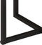 vidaXL - Salontafel - 55x55x45 - cm - massief - acaciahout - en - ijzer