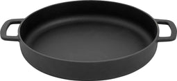 COMBEKK Sous-Chef - Gietijzeren Koekenpan - Dubbel handvat - PFAS-vrij - 28cm - Zwart