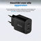 Faas USB C Oplader - Snellader 40W - 2x 20W Poort - 2 kabels 1.5 meter - Zwart