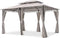 Luxe Prieel Vernazza Beige + LED-verlichting + Schaduwdoeken