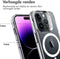 iMoshion Hoesje Geschikt voor iPhone 14 Pro Hoesje - iMoshion Rugged Air Geschikt voor MagSafe case - Transparant