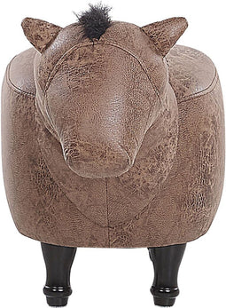 HORSE - Hocker - Bruin - Kunstleer