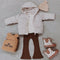 Childhome My First Bag - Kinderrugzak - Superzachte Teddy Stof - Bruin