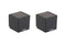 Hyundai Lighting - Kubus Wandlamp op Zonne-energie - Warm LED - Duo Pack