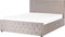 AMIENS - Bed met opbergruimte - Taupe - 160 x 200 cm - Fluweel