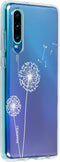 Hoesje Geschikt voor Huawei P30 Hoesje Siliconen - Design Backcover siliconen - Meerkleurig / Paardenbloem