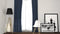 Larson - Luxe geweven blackout gordijn - verduisterend - donkerblauw 3x2.5m