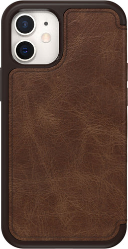 Otterbox Strada Folio - Flip Cover - Kaarthouder - Bruin (iPhone 12 mini)