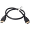 Ultra high-speed HDMI cable with Ethernet, cable length 0.5 meters