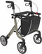 Ultra lichtgewicht rollator Streamer Champagne Large
