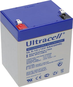 Ultracell UL 12Volt 5Ah 5000mAh Loodaccu VRLA SLA AGM UL5-12