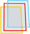 Ultradex 889005 Magnetisch frame Rood (b x h) 312 mm x 225 mm DIN A4