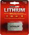 Ultralife 9V Batterij U9VLJPX9V 1stuk(s) 9V 1.2Ah