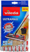 UltraMax Vileda Vervanging - 1 per verpakking - Geschikt voor alle platte mopsystemen van Vileda - Voor alle vloertypes