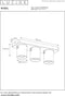 Lucide NIGEL - Plafondspot - LED Dim to warm 3x5W 2200K/3000K - Zwart