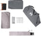 vidaXL - Tent - 1-persoons - waterdicht - grijs - en - oranje