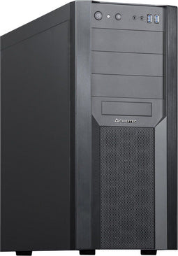 Chieftec CW-01B-OP - Tower PC ATX Micro-ATX Mini-ITX - 7x 2.5" en 7x 3.5" bays - Zwart
