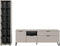Furnilux Noida - Woonkamercombinatie - Praktische indeling - Zwart - 41x245x192cm