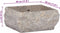 vidaXL - Gootsteen - 30x30x13 - cm - marmer - grijs